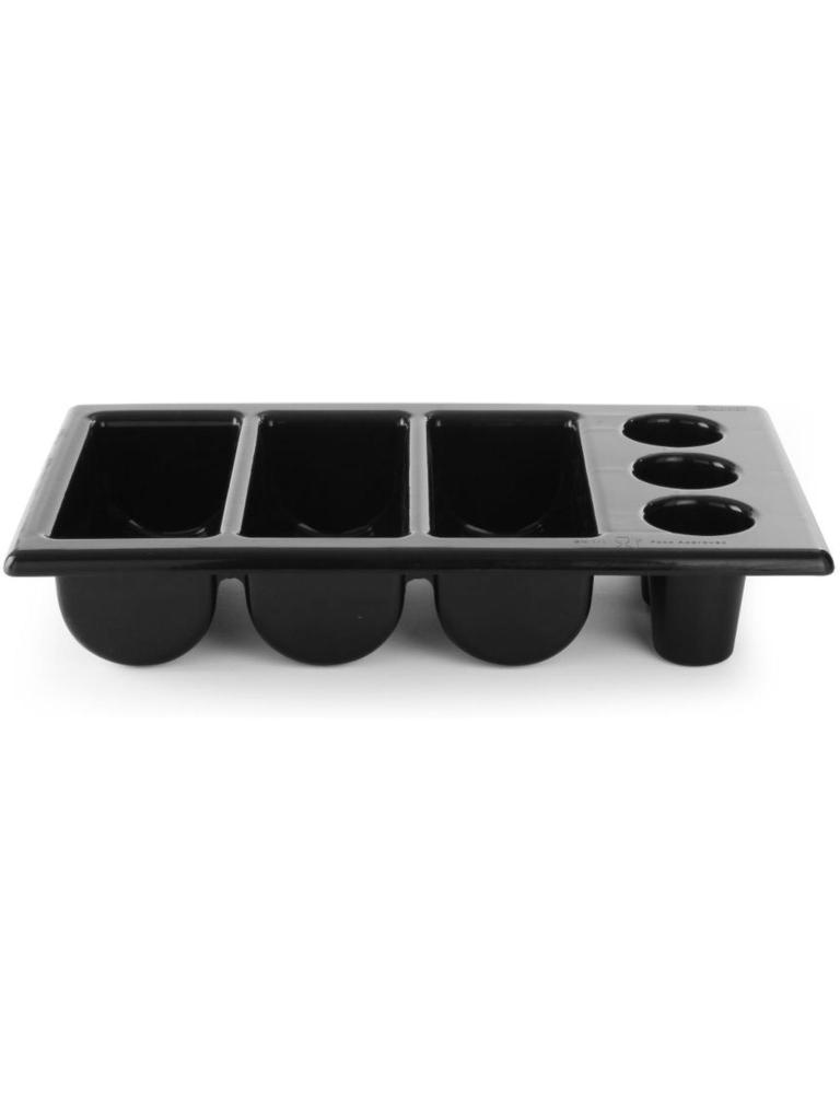 Range couverts - Polypropylène - H 10,5 X 32,5 X 53 CM - Hendi - 552353