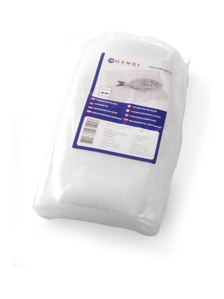 Sachets sous vide gaufrés - PA PET - 40 X 15 CM - Hendi - 971048