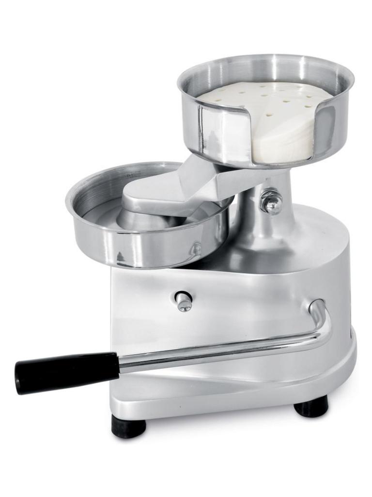 Presse à hamburger / presse à burger couteau à saumon - aluminium inox - H 30 X 25 X 33 CM - Hendi - 282113