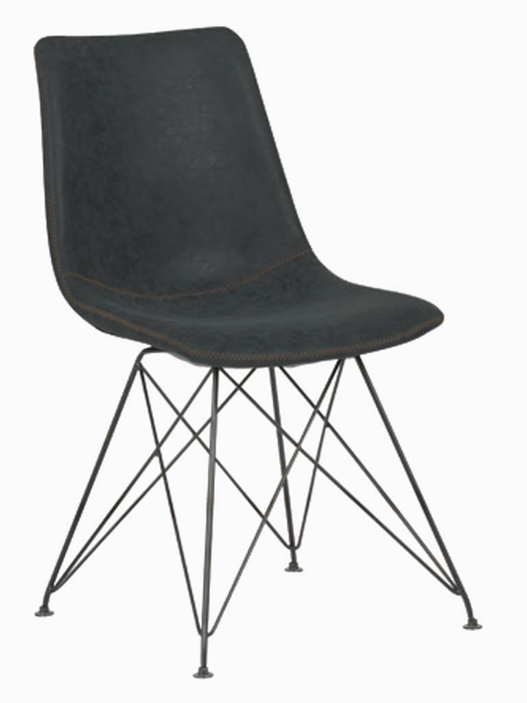 Chaise de restauration - Primo - Noir - Acier - G-Line