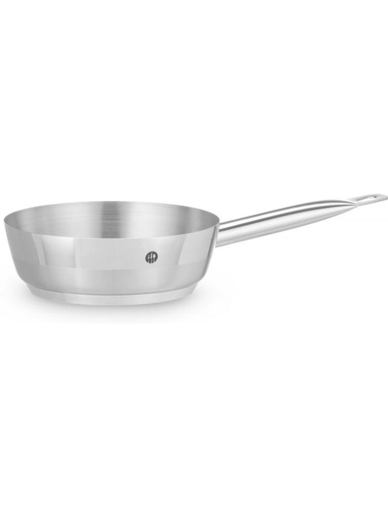 Sauteuse - sans couvercle - Inox 1810 - H 6 X 20 X 40 CM - Hendi - 830376