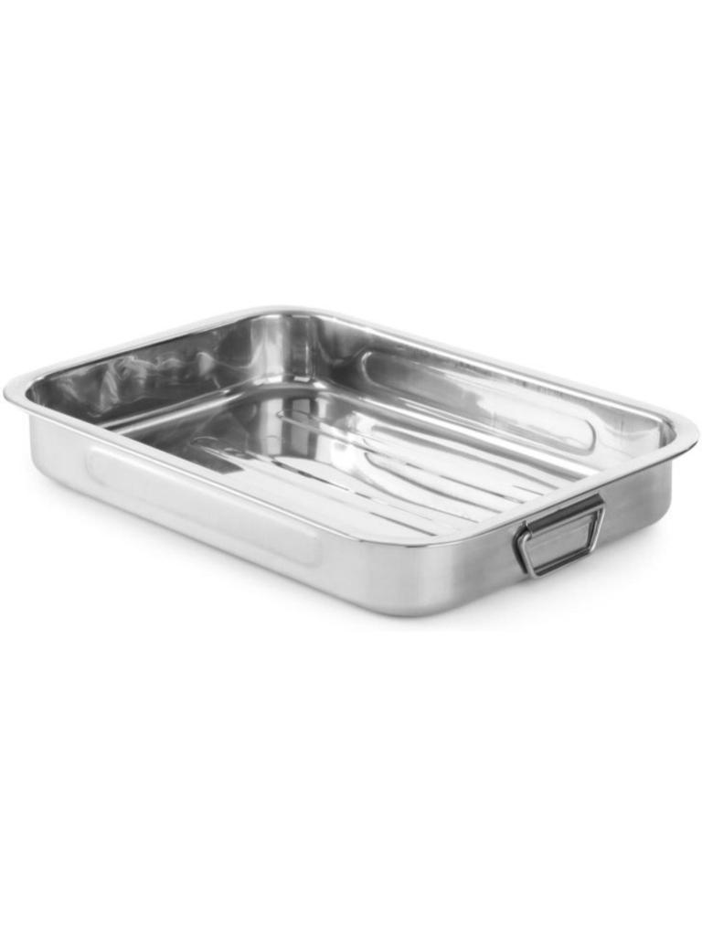 Plat à rôtir - Inox - H 6 X 31 X 43 CM - Hendi - 508527
