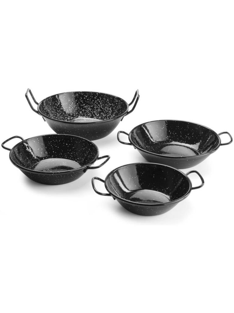 Poêles à paella émaillées - H 4 X 17 X 21 CM - Hendi - 622827