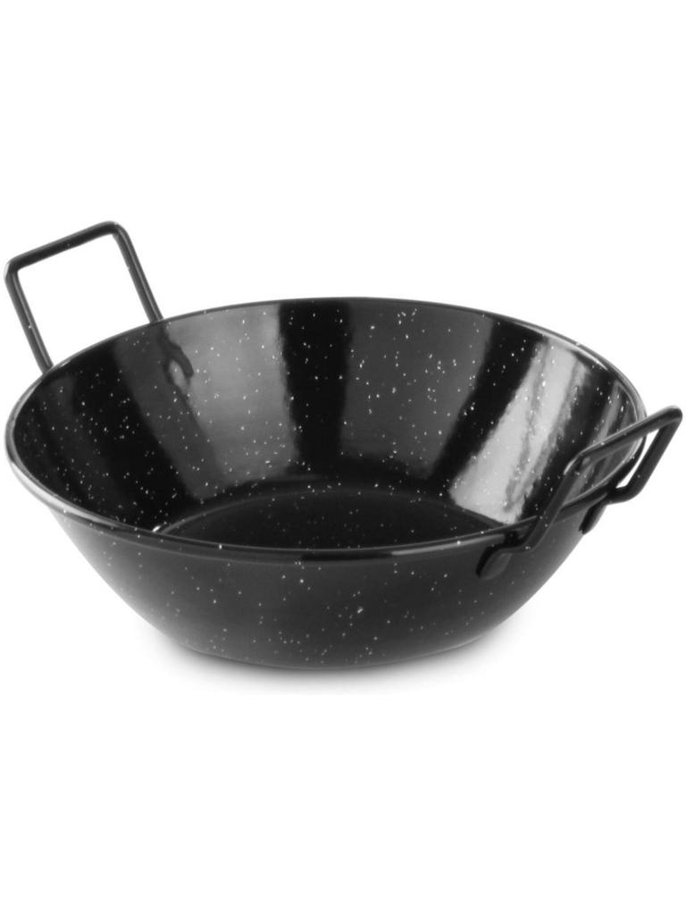Poêles à paella émaillées - H 5,7 X 20,5 X 25 CM - Hendi - 622841