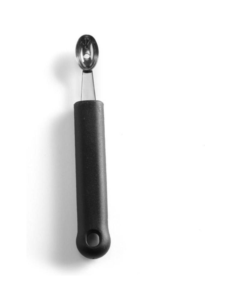 Cuillère boule melon ovale - Inox polypropylène - H 2 X 1.5 X 16 CM - Hendi - 856017
