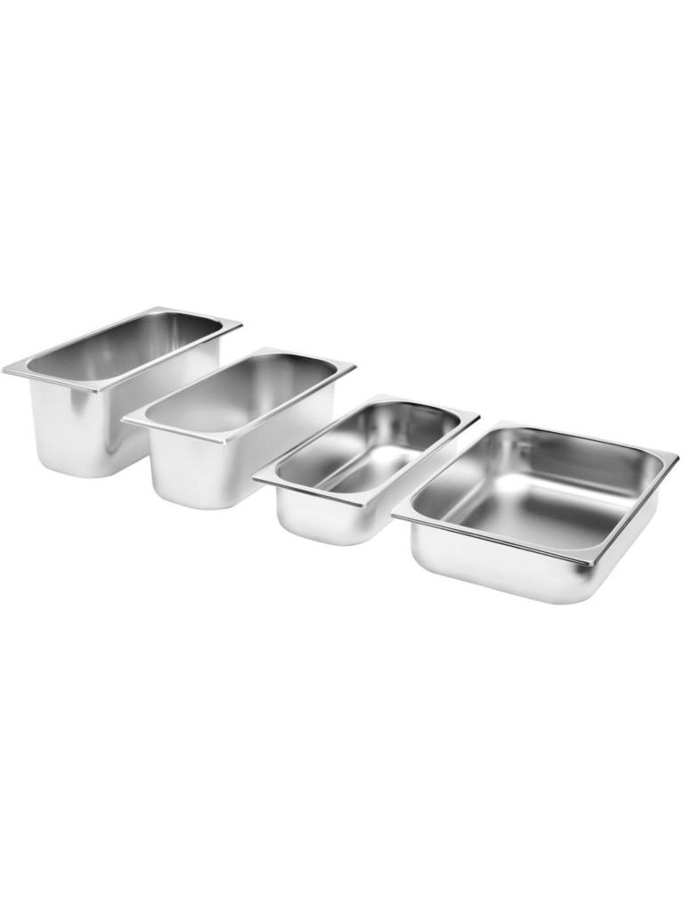 Bac à glace Profi Line - Inox - H 15 X 16,5 X 36 CM - Hendi - 802021