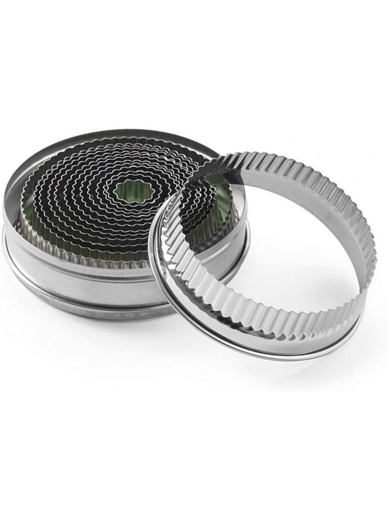 Set d'emporte-pièces - inox - H 3,5 X CM - Hendi - 674413