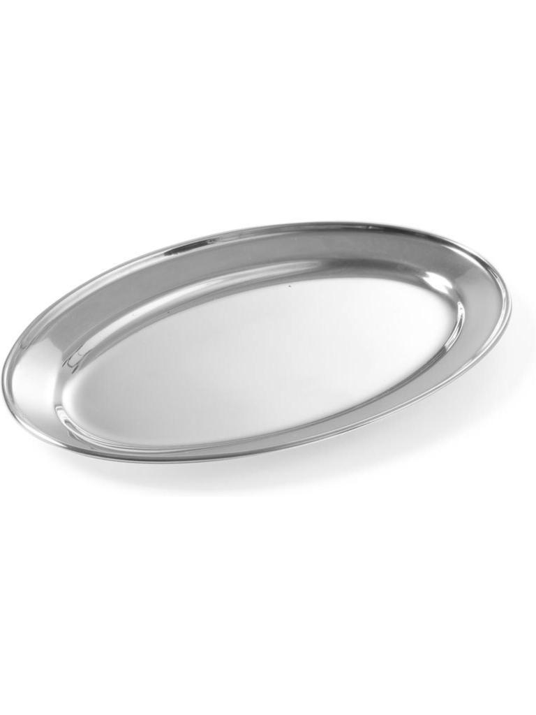 Plat ovale - Inox - 17 X 24 CM - Hendi - 404102