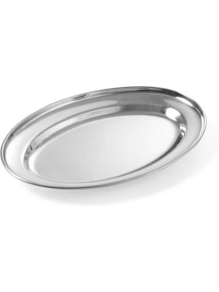 Plat ovale - Inox - 24 X 35 CM - Hendi - 404300