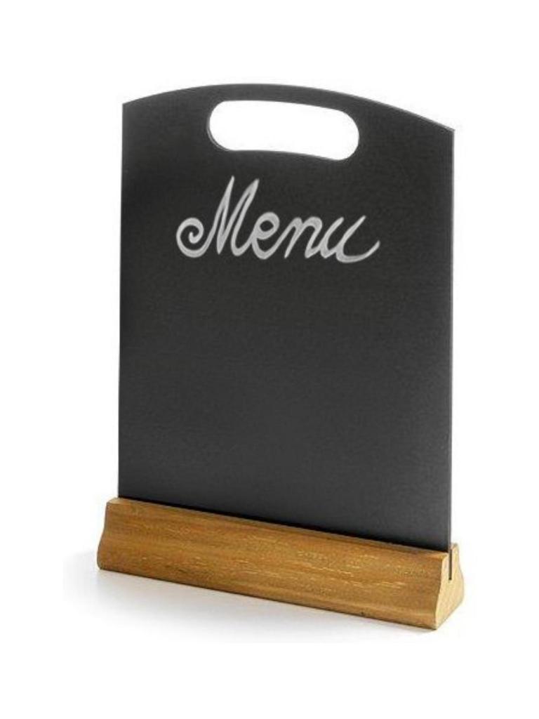 Tableau ardoise tableau noir - H 32 X 5 X 21 CM - Hendi - 664063