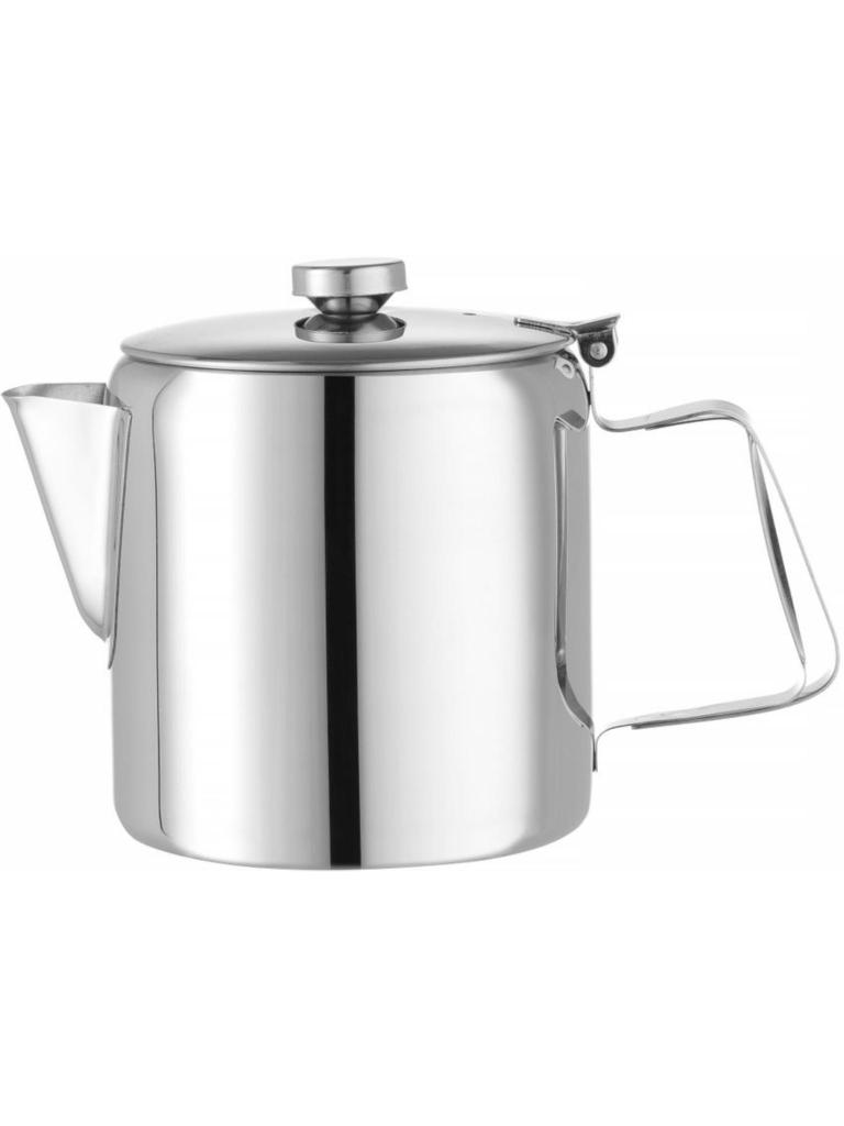 Cafetière / Théière avec couvercle / Théière - Inox - H 15,8 X 12 CM - Hendi - 453308