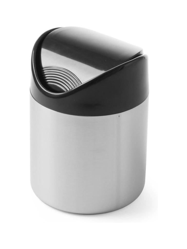 Poubelle de table - Inox - H 16,5 X 12 CM - Hendi - 440704