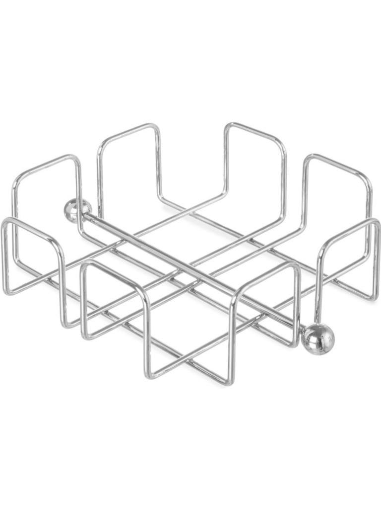 Porte serviette - Chromé - H 6.5 X 19 X 19 CM - Hendi - 428528