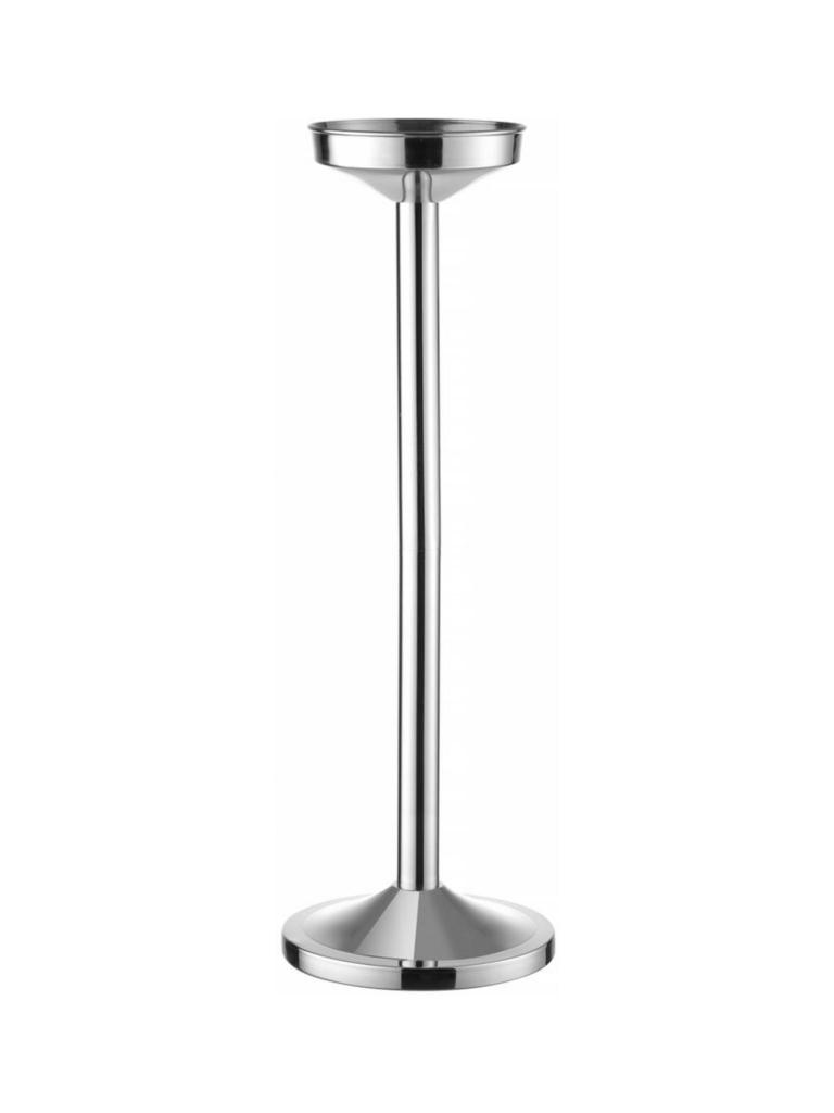 Support pour cave à vin - Inox - H 74 X 18,5 CM - Bar haut - 593608