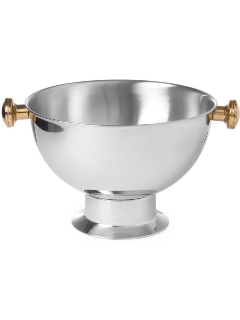 Seau à champagne / seau à saumon - Inox - H 23 X 37 CM - Bar up - 471500