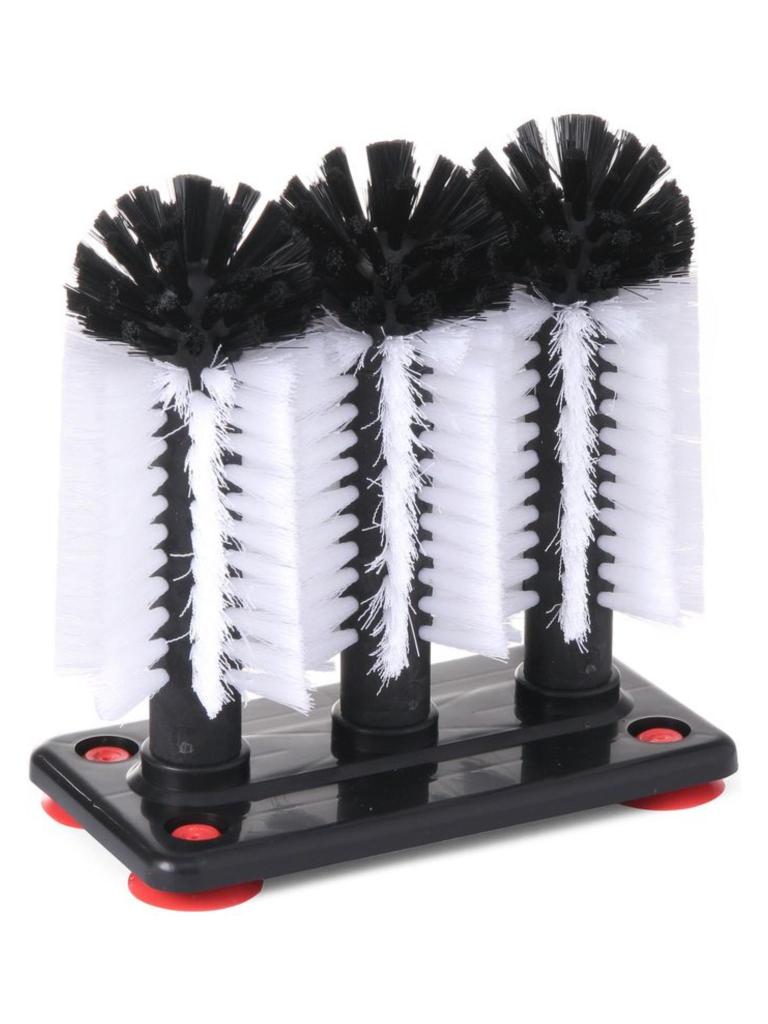 Brosse rince verre standard - Polypropylène - H 18 X 10 X 19 CM - Bar up - 696002