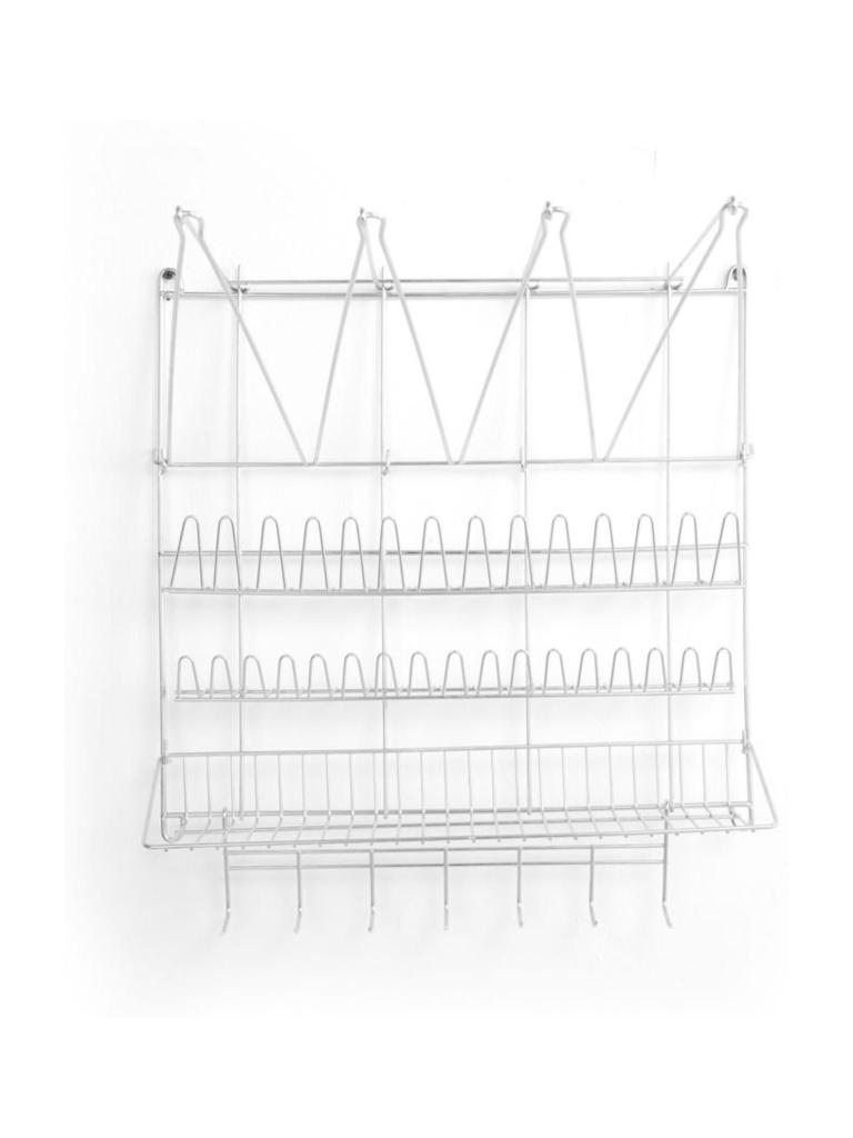 Support mural pour poches à douille - Inox - H 56 X 36 X 50 CM - Hendi - 550113