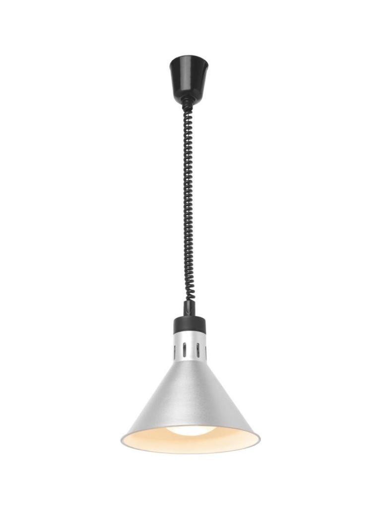 Lampe chauffante réglable conique - Aluminium - H 25 X 27,5 CM - Hendi - 273869