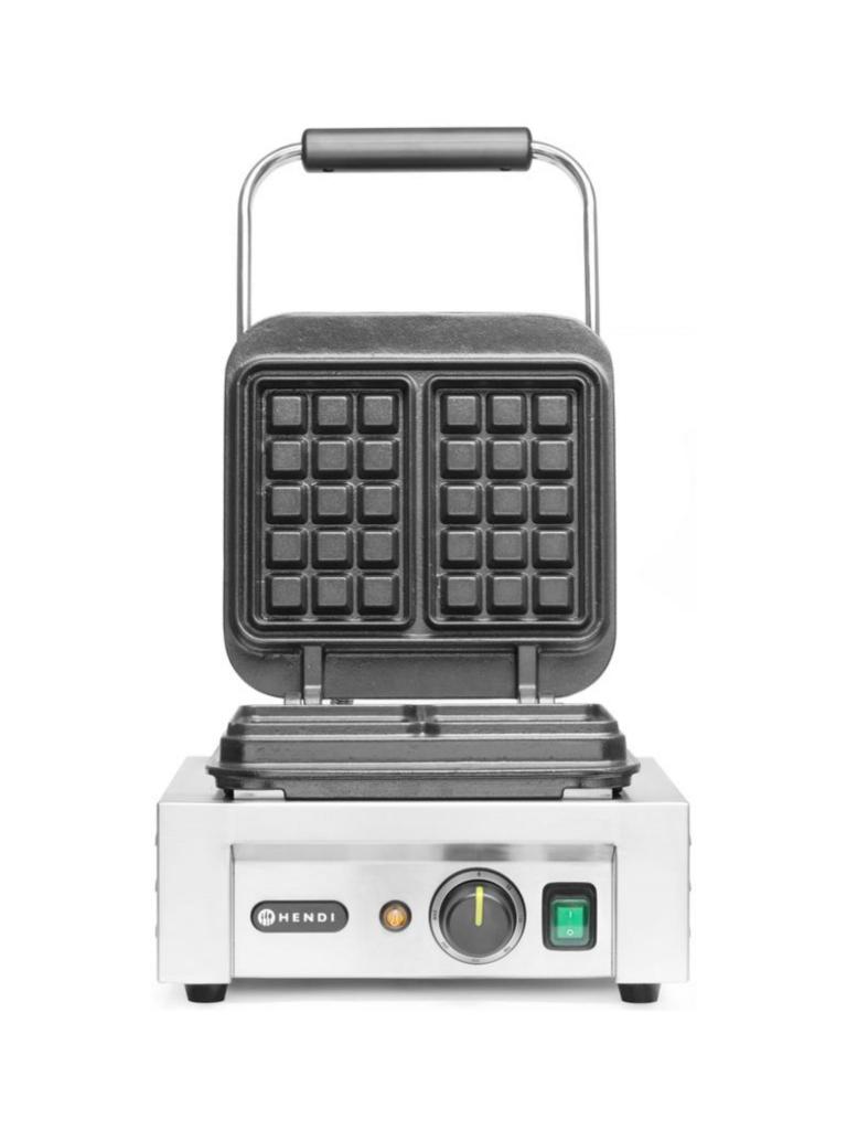 Gaufrier 'Brussels' - Inox - H 27,7 X 43,7 X 32 CM - Hendi - 212127