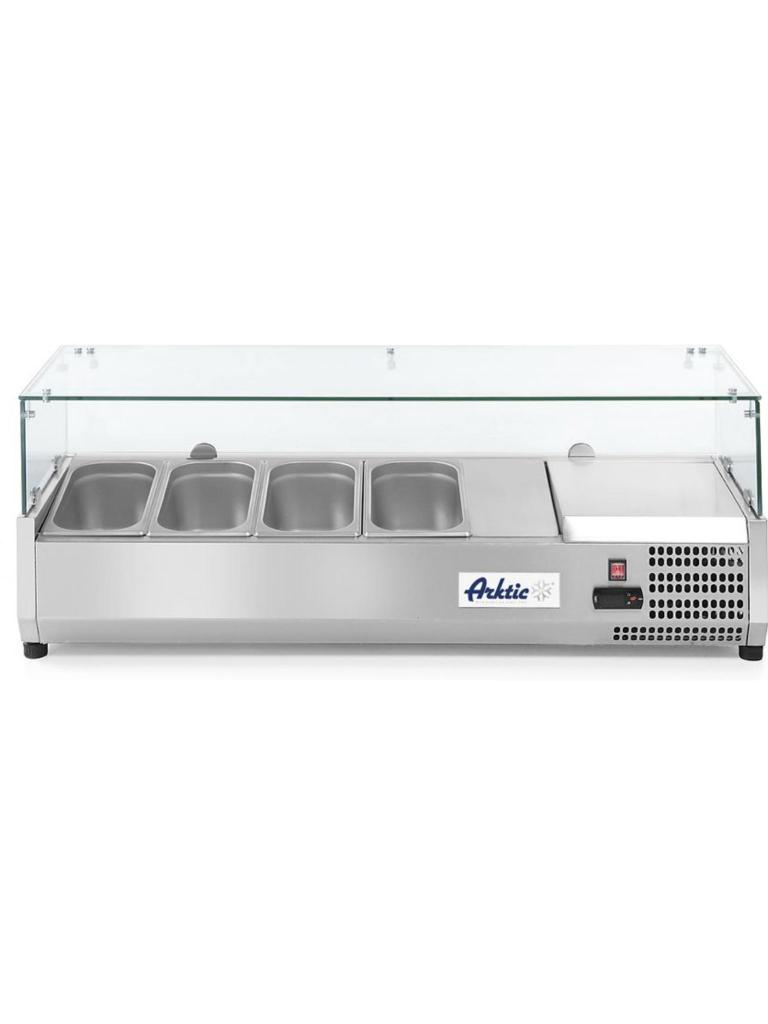Vitrine réfrigérée à monter GN 1/3 - Inox - H 43 X 39,5 X 120,5 CM - Arktic - 232965