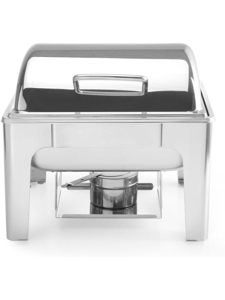 Chafing dish GN 1/2 finition miroir - Inox - H 34,5 X 34,5 X 36,5 CM - Hendi - 470220