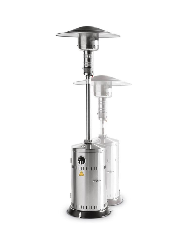 Chauffage de terrasse - escamotable - inox - H 158 X 77 CM - Hendi - 272701