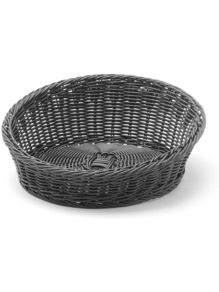 Corbeille à pain - Rond oblique - Noir - Hendi - 426579
