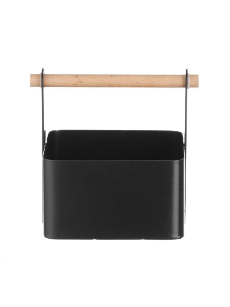 Range Couverts - Acier Inoxydable - Noir - Hendi - 427057