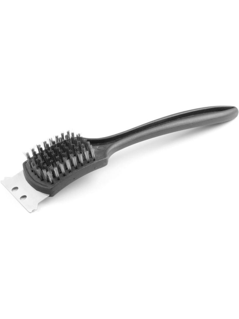 Brosse en acier - inox - avec grattoir - Hendi - 525548
