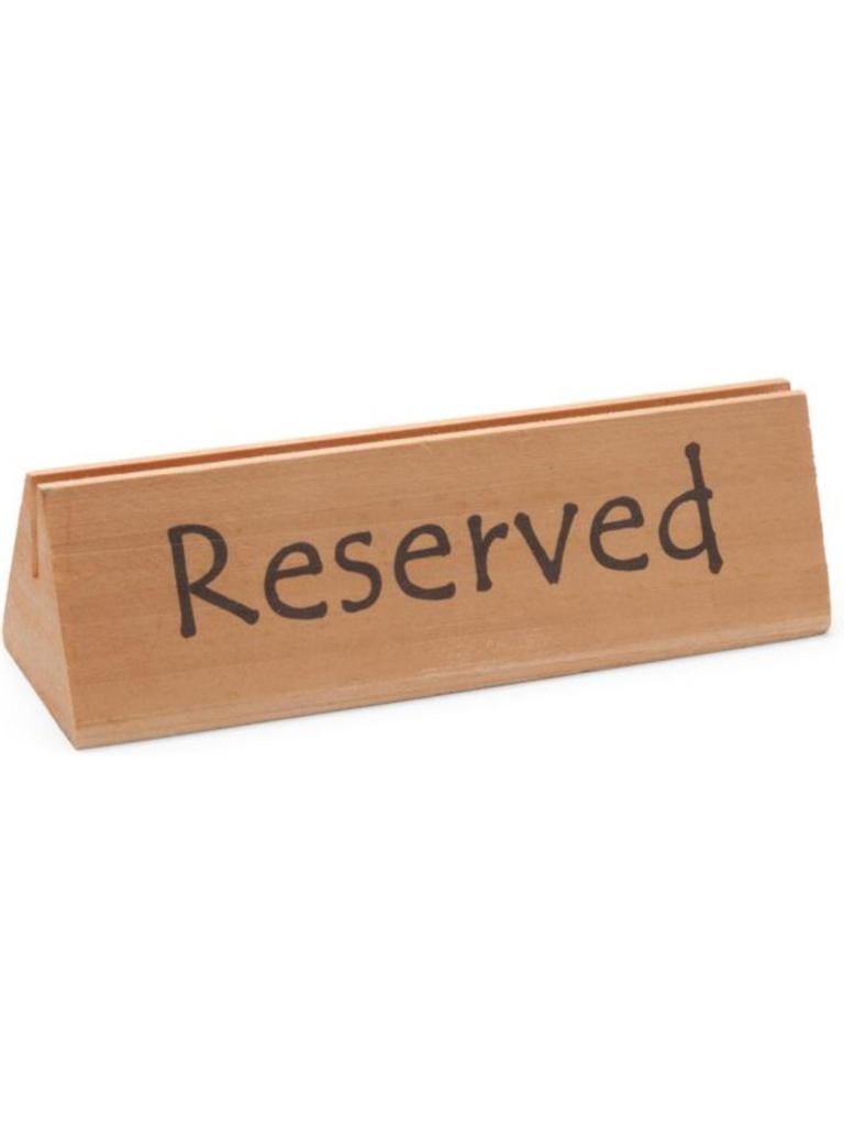 Support de table réservé - H 4,4 X 4,4 X 15,2 CM - Hendi - 664308