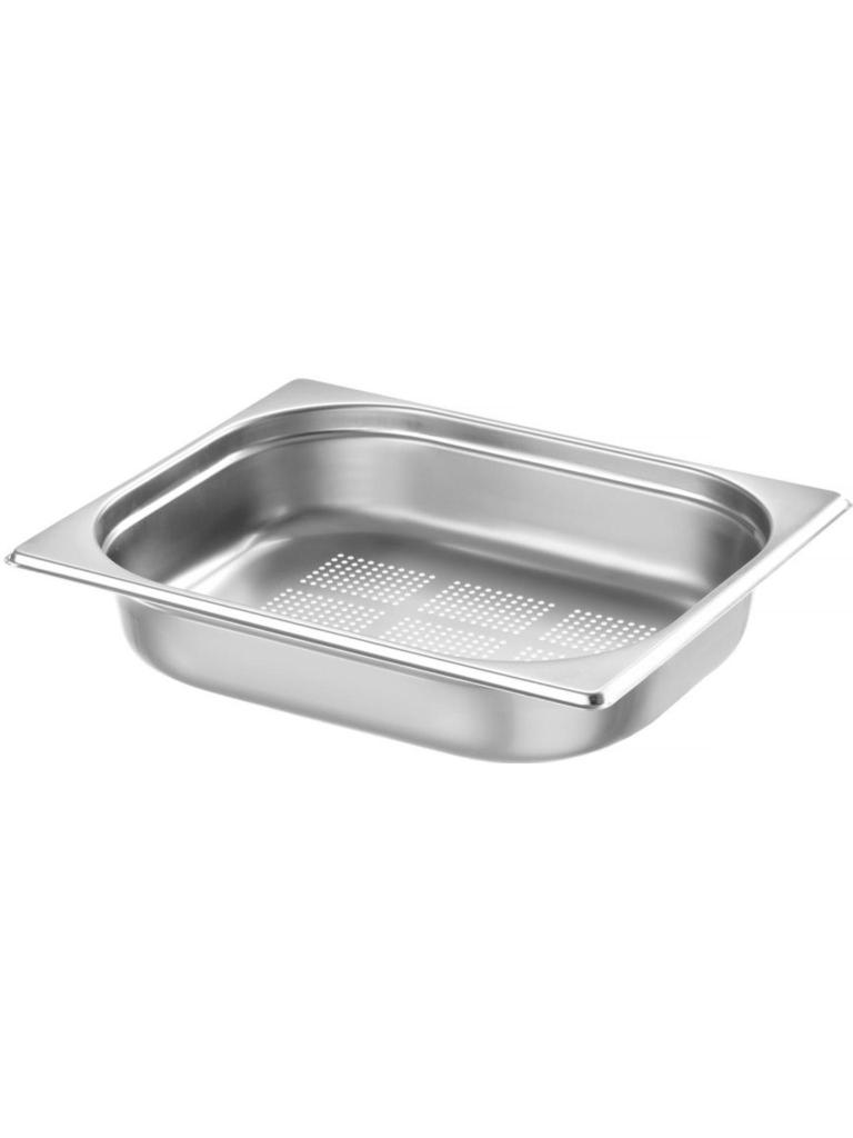 Bac gastronorme 1/2 perforé - Inox - H 6,5 X 26,5 X 32,5 CM - Hendi - 807323