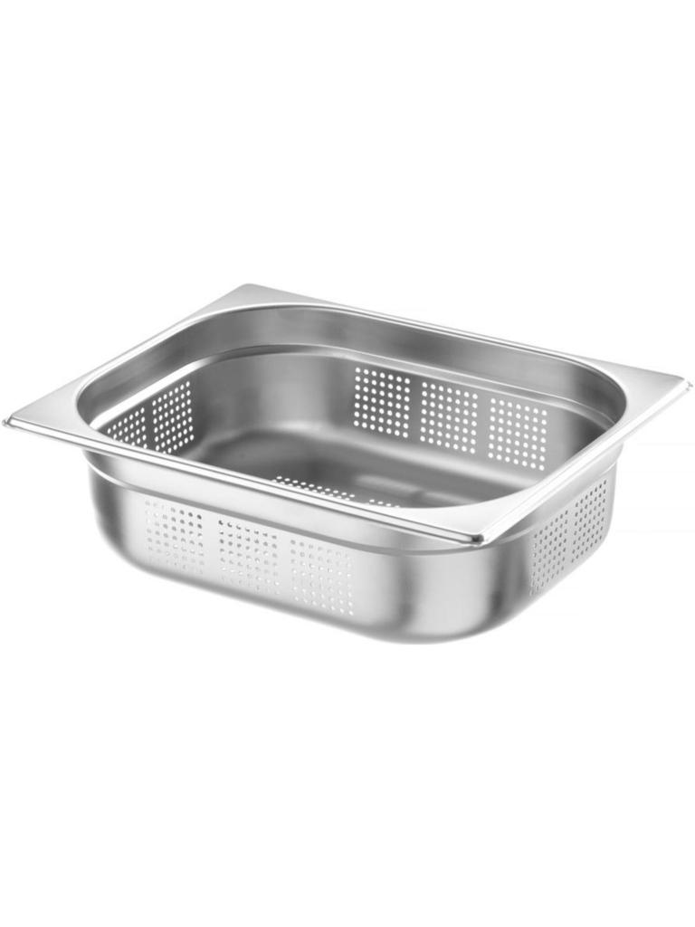 Bac gastronorme 1/2 perforé - Inox - H 10 X 26,5 X 32,5 CM - Hendi - 807330