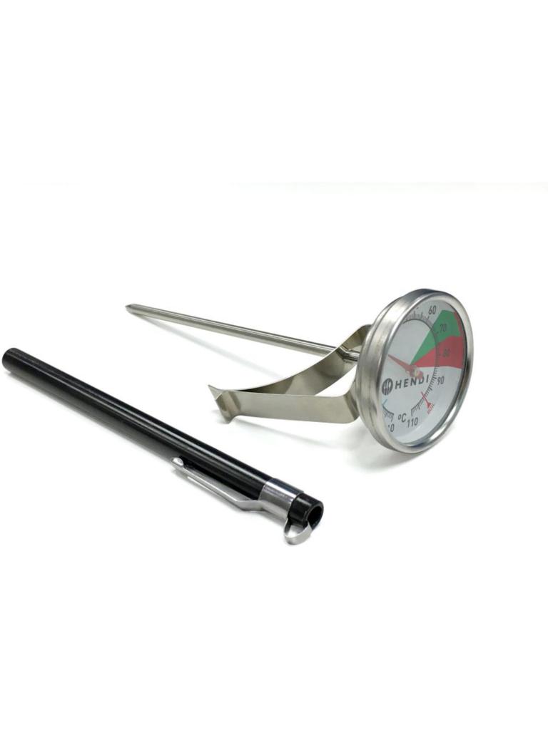 Thermomètre à mousse de lait - Inox - H 14 X 4,4 CM - Hendi - 271247