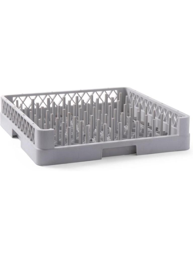 Panier lave-vaisselle pour plateaux - Polypropylène - H 10 X 50 X 50 CM - Hendi - 877111