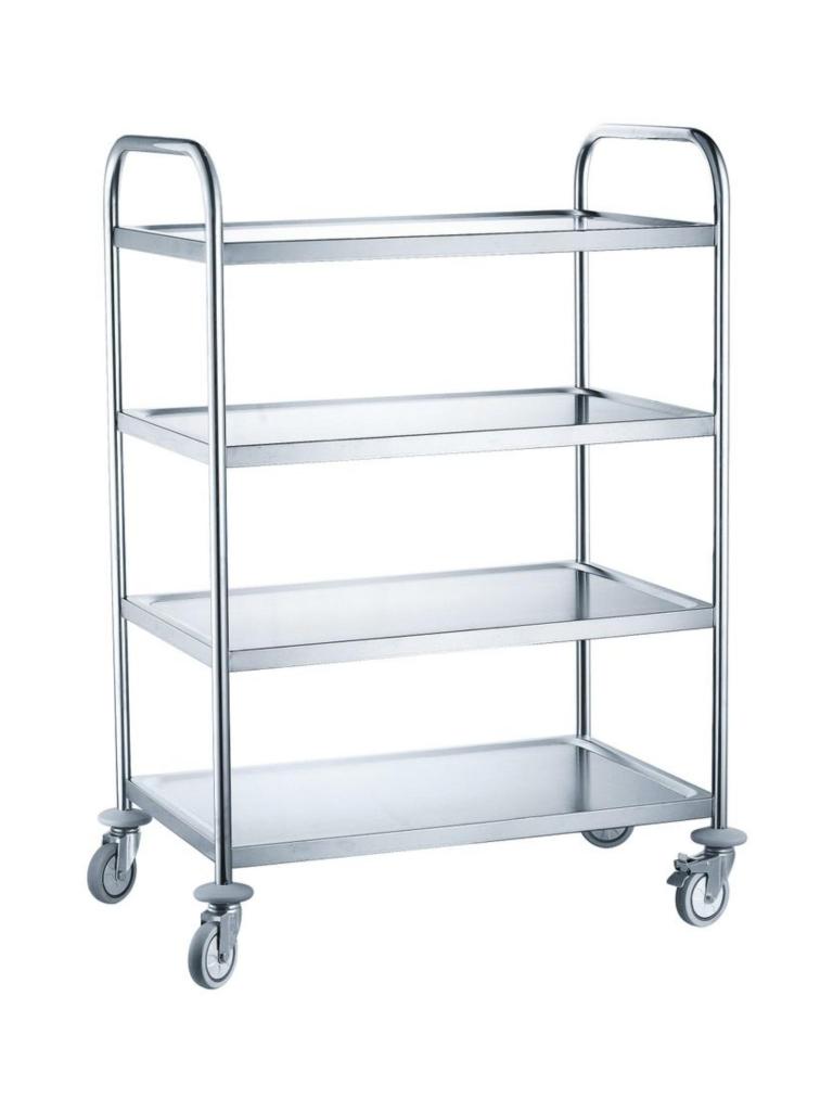 Chariot de service - 4 niveaux - H 126 x 59 x 91 CM - Hendi - 810118