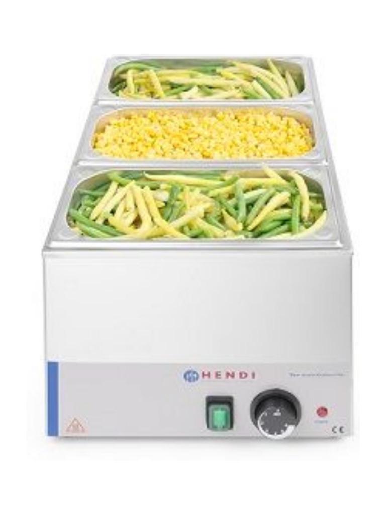 Ligne Cuisine Bain-marie - Inox - H 25 X 54 X 34 CM - Hendi - H238905