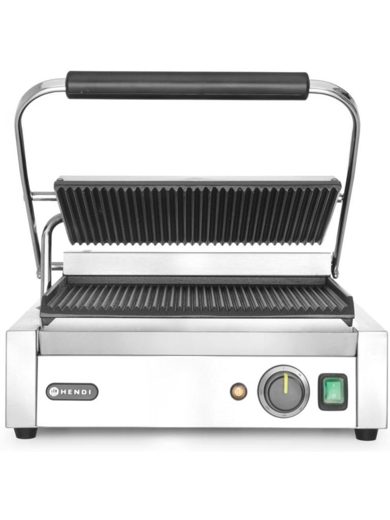 Grille de contact "Panini" - Inox - H 21 X 37 X 43 CM - Hendi - H263655