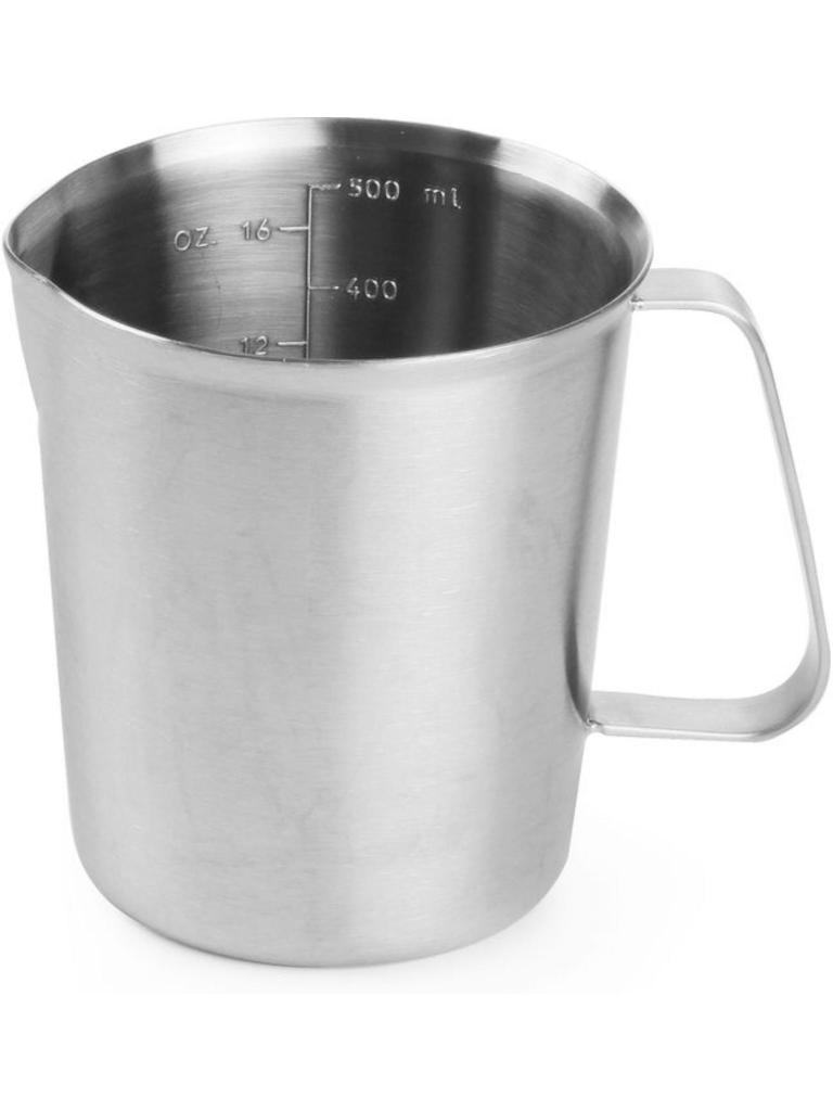 Gobelet doseur en inox - Inox 1810 - H 10.5 X 9 X 13 CM - Hendi - H516102