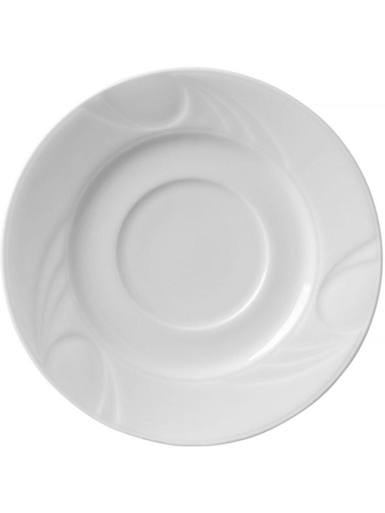 Soucoupe pour bol à soupe - 12 pièces - Porcelaine - Ø18 CM - Hendi - 798904