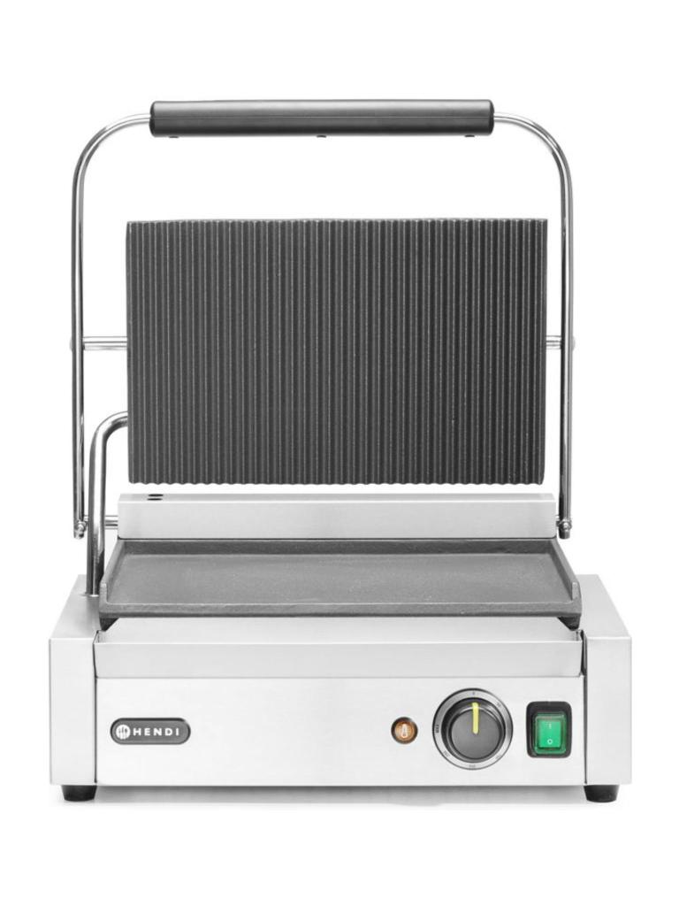 Grille de contact "Panini" - Inox - H 21 X 37 X 43 CM - Hendi - H263662