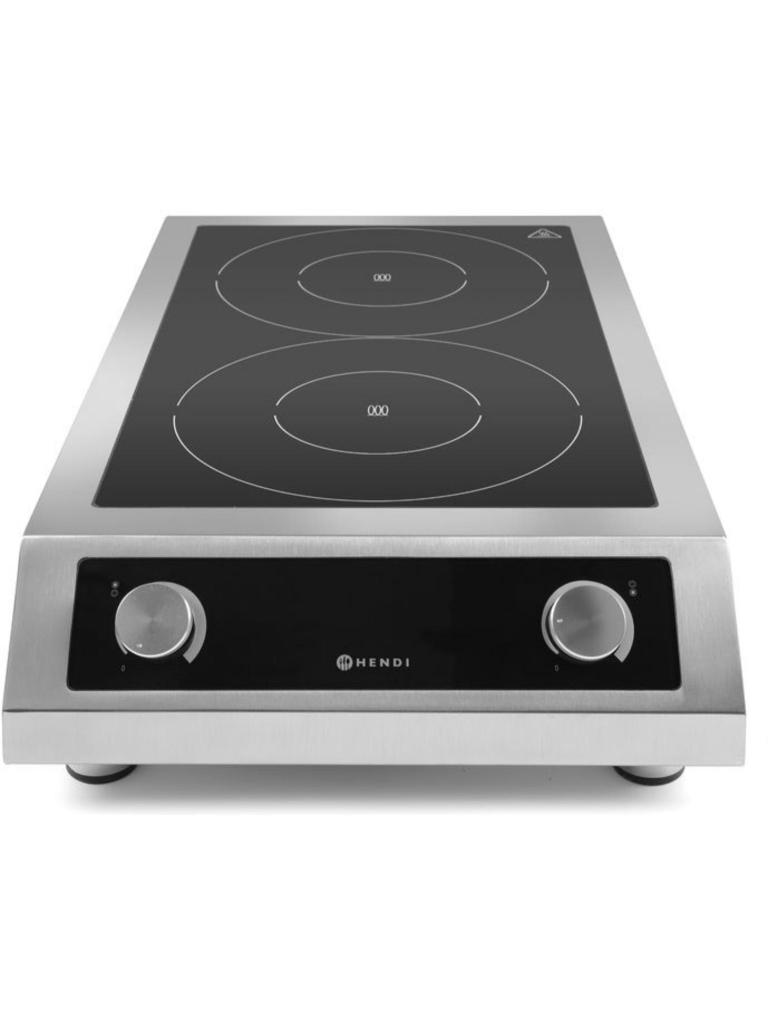 Table de cuisson à induction modèle 7000 - Inox - H 14,5 X 69,8 X 40,5 CM - Hendi - 239346