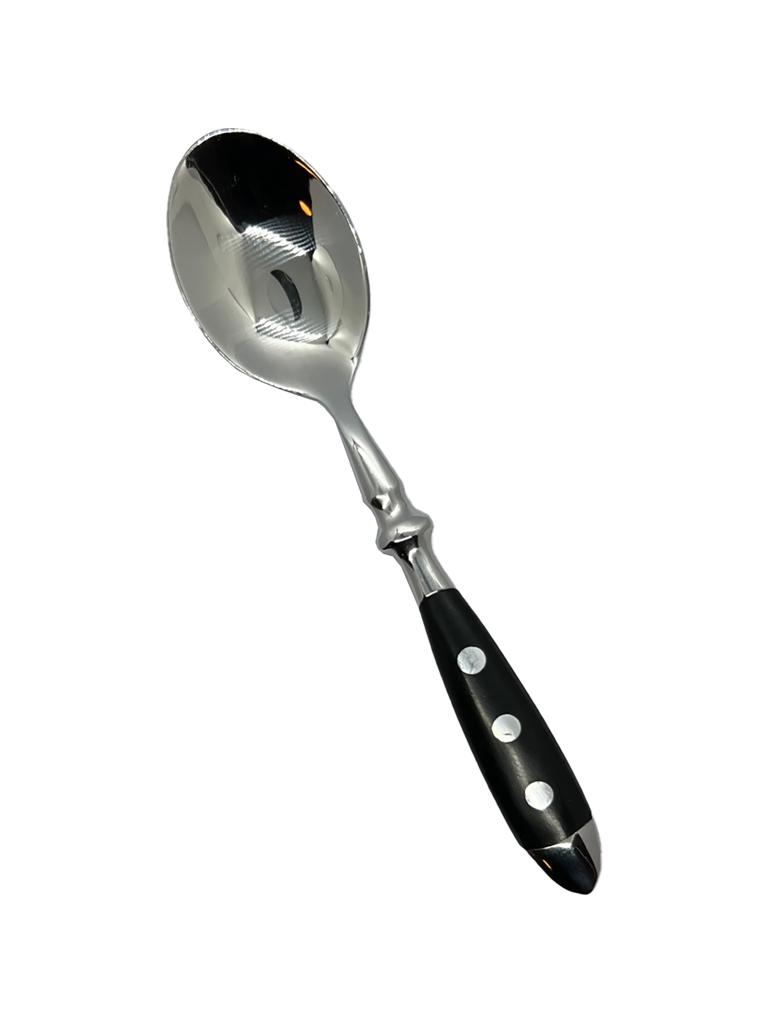 Cuillère à café - 15 CM - Manche Noir - Bistro - G-Tableware - 6 pièces - G-line
