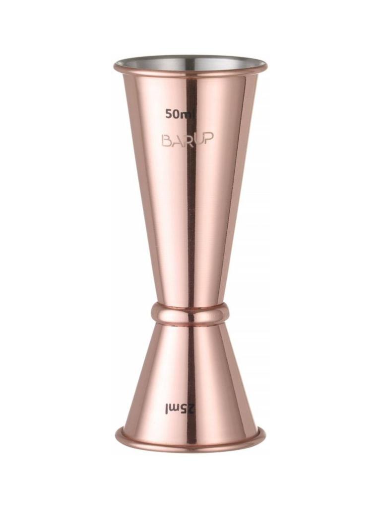 Barmaatje - 25/50 ML - Koper - H 11.4 x Ø 4.3 CM - Hendi - 593332