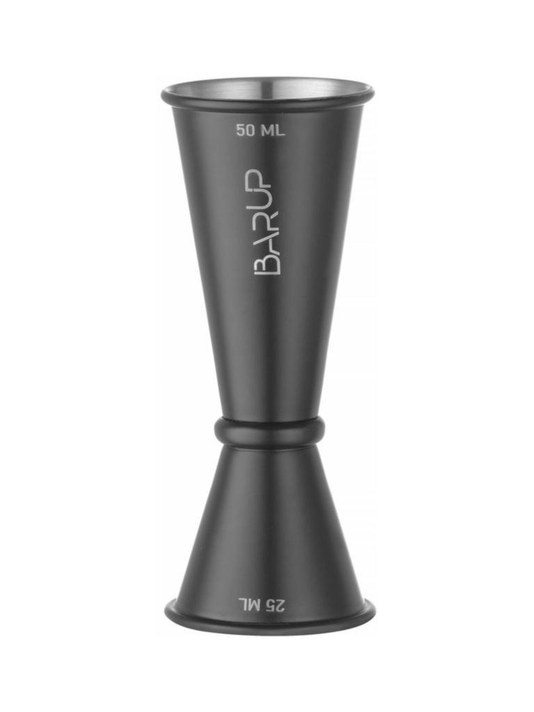 Barmaatje - 25/50 ML - Zwart - H 11 x Ø 4.5 CM - Hendi - 596654