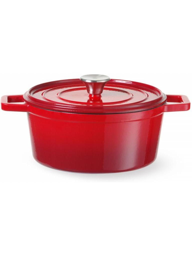Braadpan - Geëmailleerd Gietijzer - 3.7 Liter - H 14.5 x 32 x 24.5 CM - Hendi - 626832