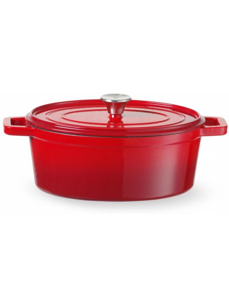 Braadpan - Geëmailleerd Gietijzer - 4.4 Liter - H 15.5 x 36.5 x 22.5 CM - Hendi - 626849