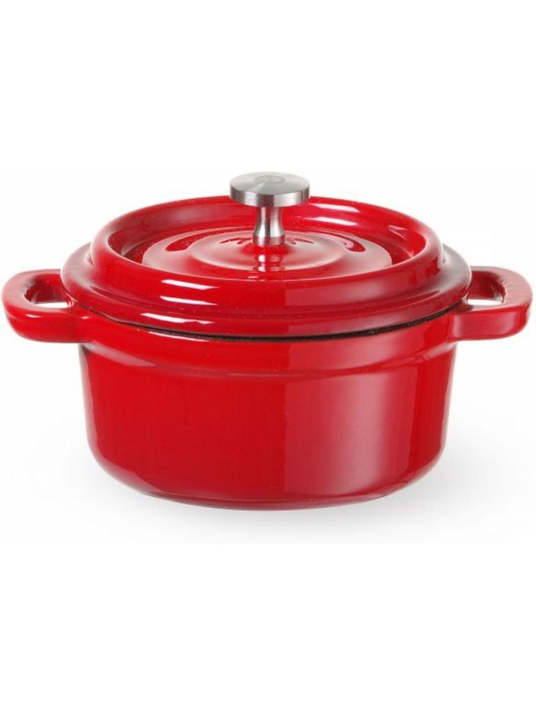 Braadpan - Geëmailleerd Gietijzer - 0.27 Liter - H 7.5 x 13 x 10 CM - Hendi - 626856