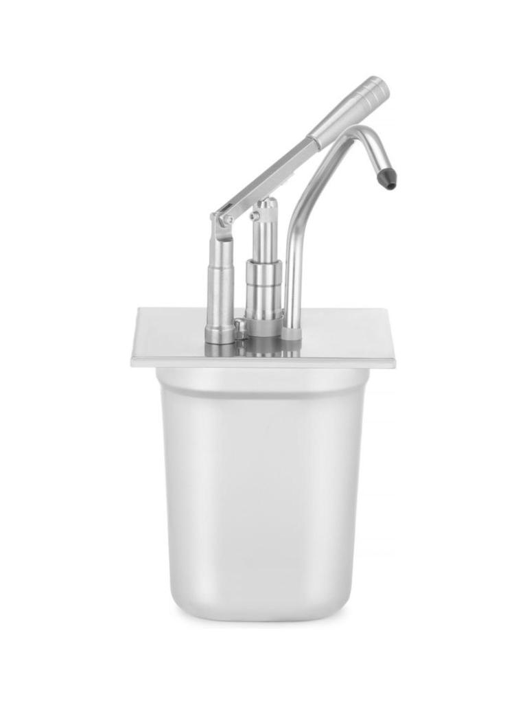Deksel GN-Containers - Met Pomp - H 36 x 18.3 x 30 CM - Hendi - 558133