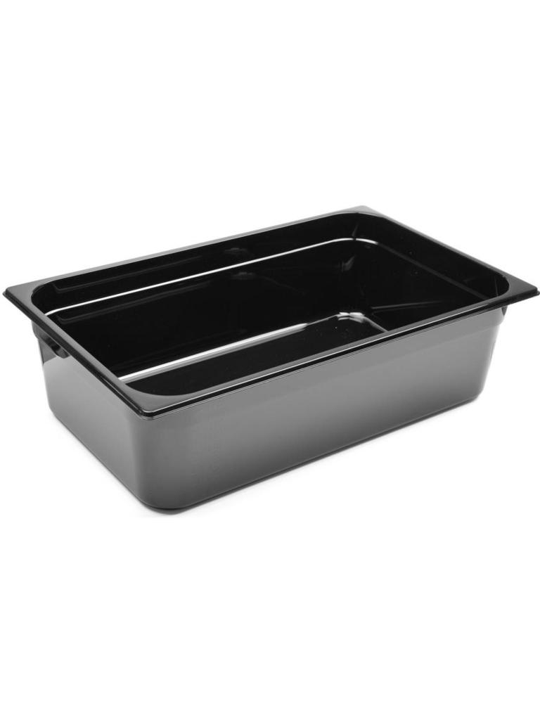 Container - 1/1 GN - 21 Liter - Zwart - H 14.9 x 32.2 x 52.8 CM - Hendi - 862216