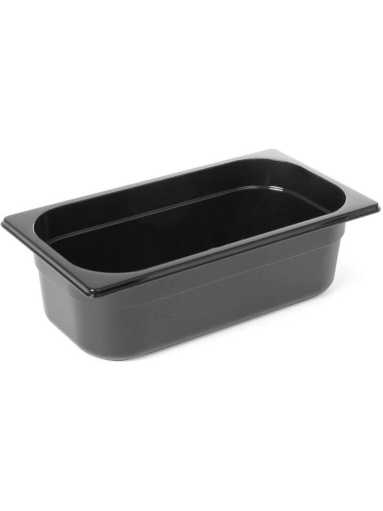 Container - 1/4 GN - 2.8 Liter - Zwart - H 9.7 x 15.7 x 26.1 CM - Hendi - 862629